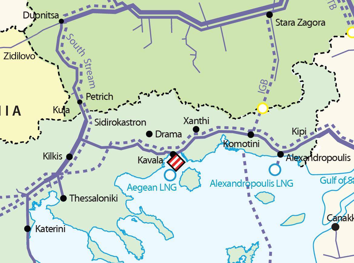 Между системна газова връзка България-Гърция (IGB)